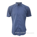 Custom Men's Short Sleeve Button Down Office Shirts